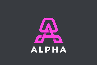 Linear Letter A Logo