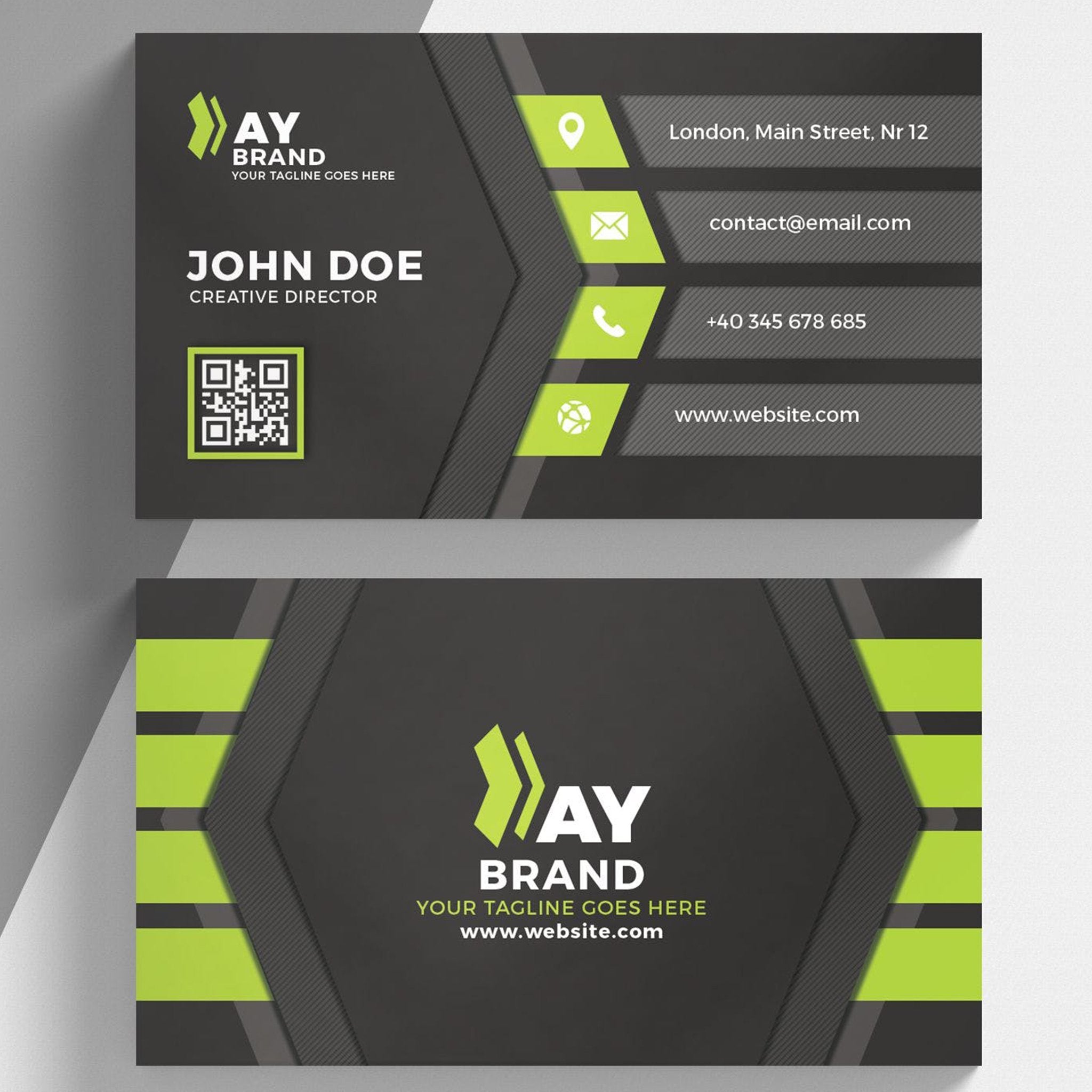 AY Brand Business Card Design #08