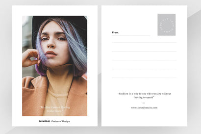 All Minimal Fashion Postcard