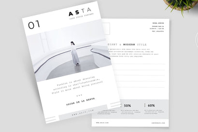 Asta Postcard Flyer