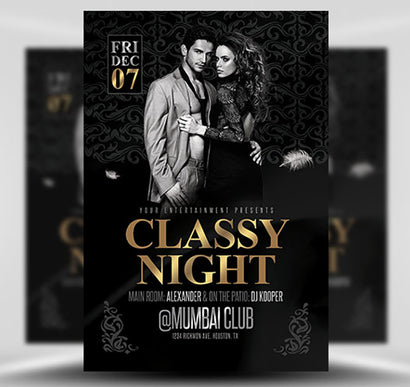 Classy Night Flyer