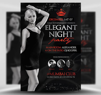 Elegant Night Party Flyer