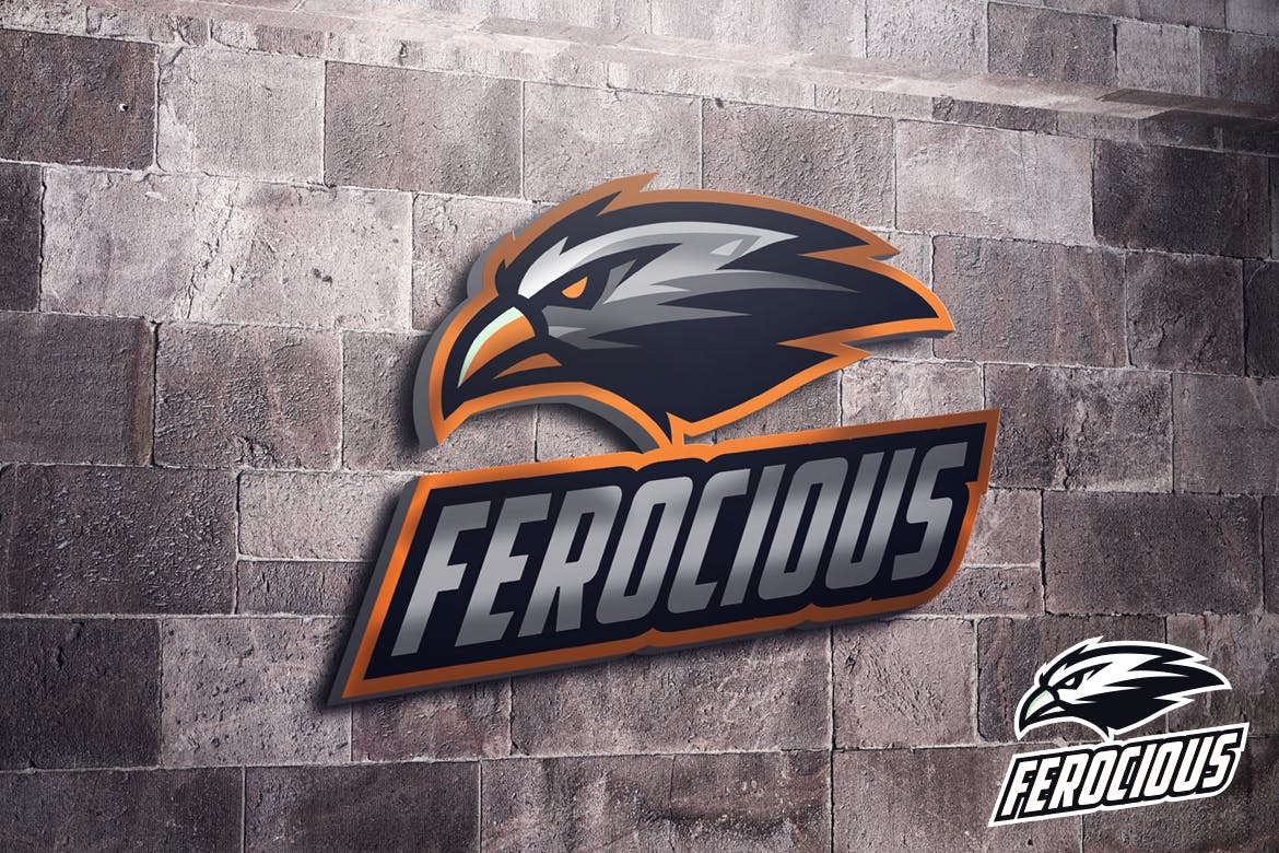 Falcon Head Mascot Esports Logo