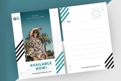 Glasses Fashion Postcard