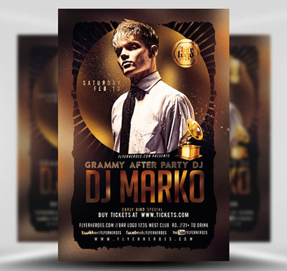 Grammy After Party Flyer 1