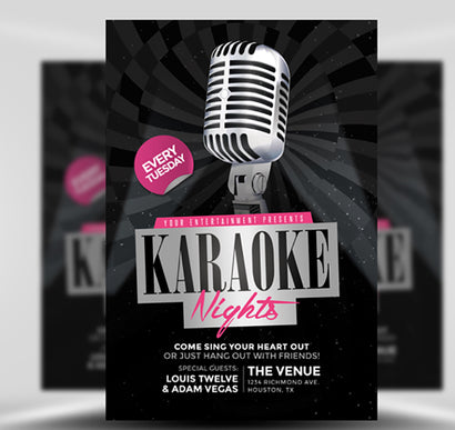 Karaoke Nights Flyer 2 1