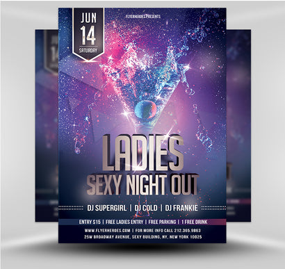 Ladies Night Flyer 3 1