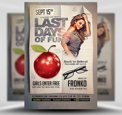 Last Back To School Flyer  v1