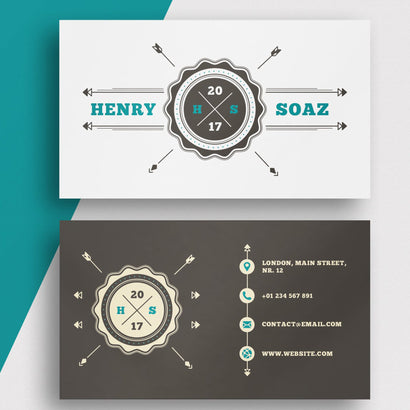 Vintage Business Card Design #71