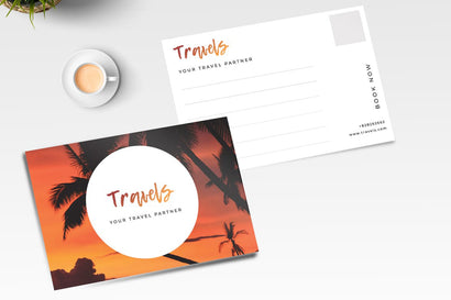 Palm Travel Postcard