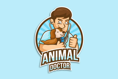 Professional Veterinary Doctor Logo