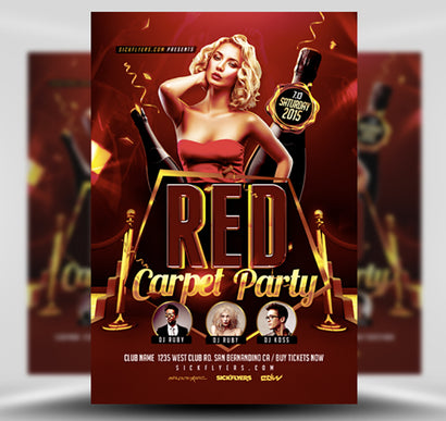 Red Carpet Event Flyer 1