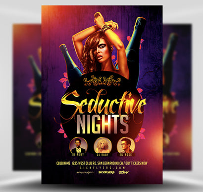 Seductive Nights Flyer 1