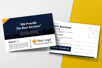 Services Business Postcard