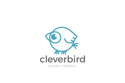 Sparrow Bird Abstract Logo