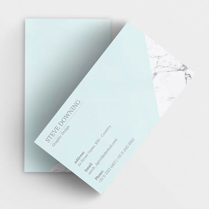 Steave Downing Minimalist Business Card