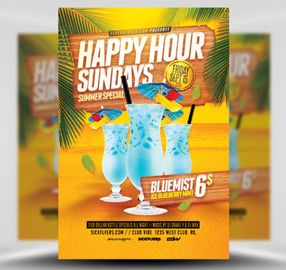 Summer Happy Hour Flyer 1