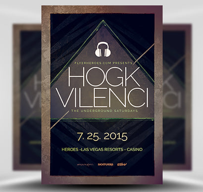 Underground House Flyer 1