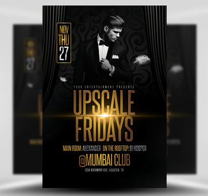 Upscale Fridays Flyer 1