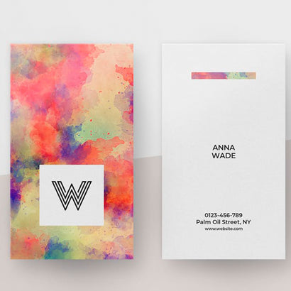 Watercolor Business Cards II